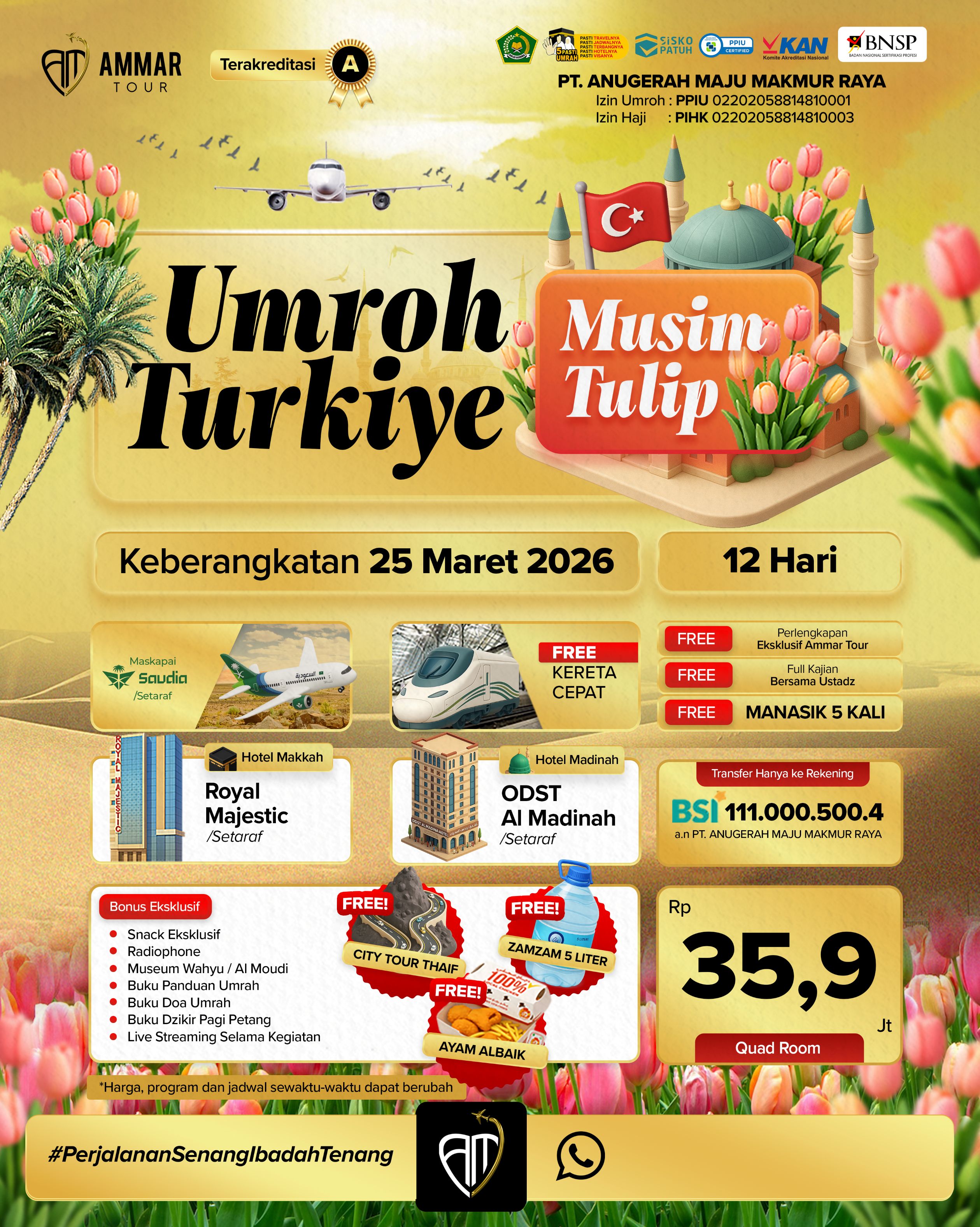 Umroh Plus Turki Ammar