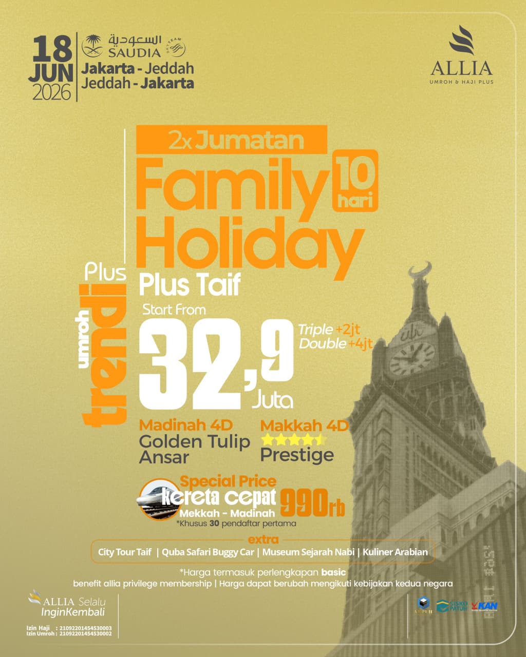 Umroh Libur Keluarga Allia