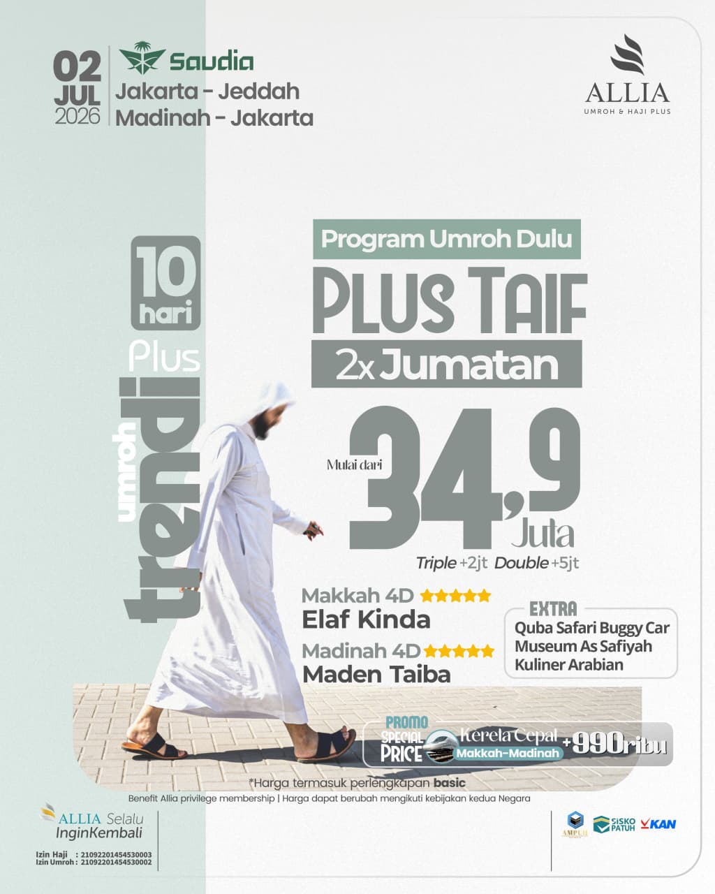 Umroh Liburan Allia 2x Jumat