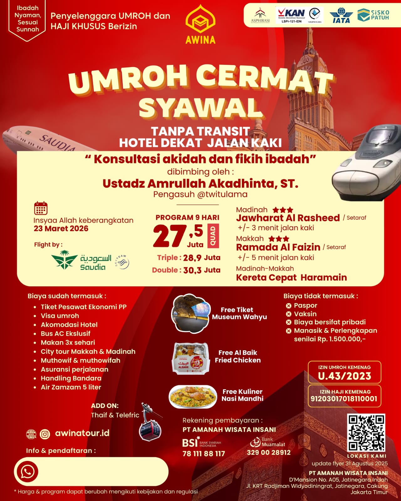 Umroh Syawal Awina