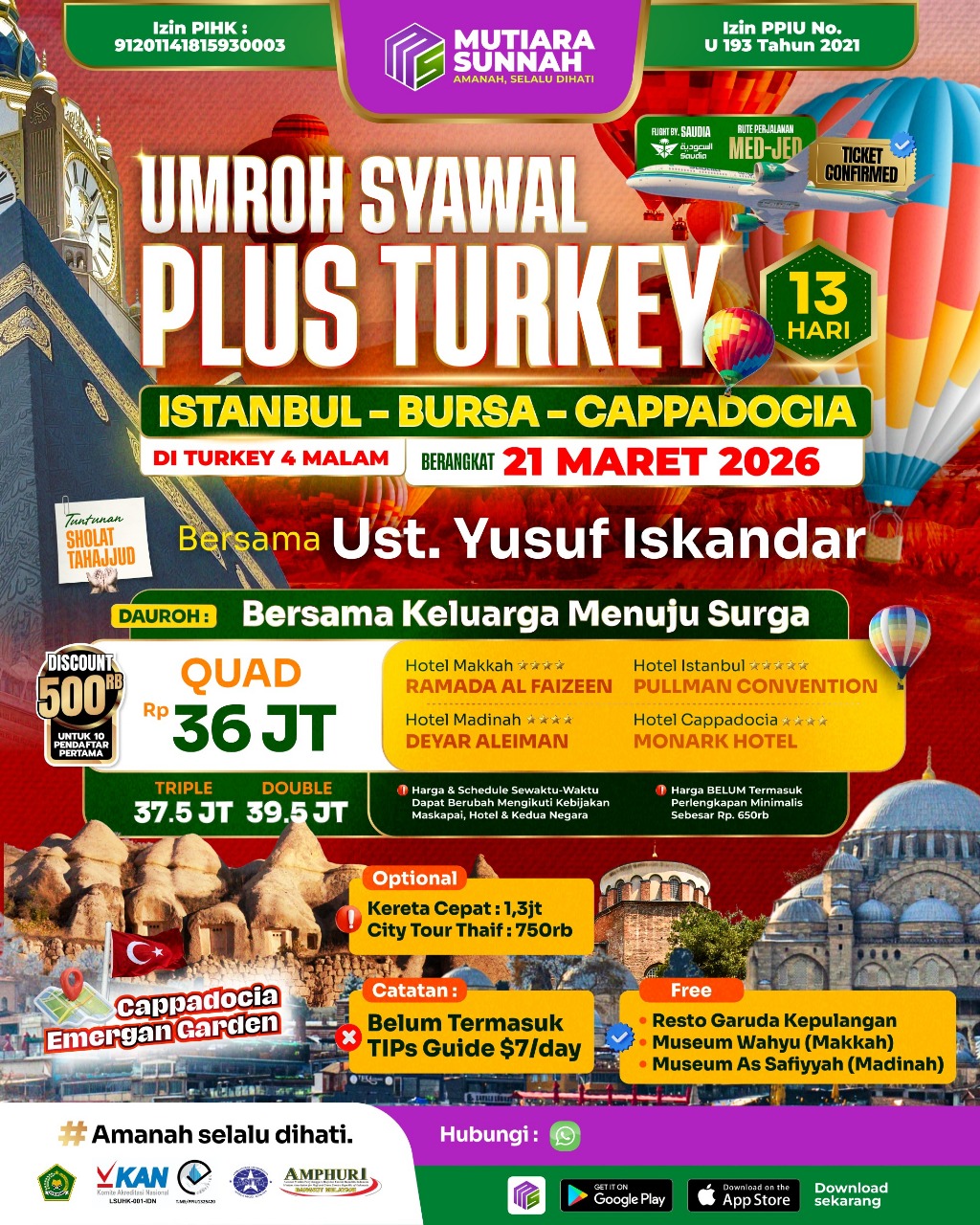 Umroh Plus Turki MS