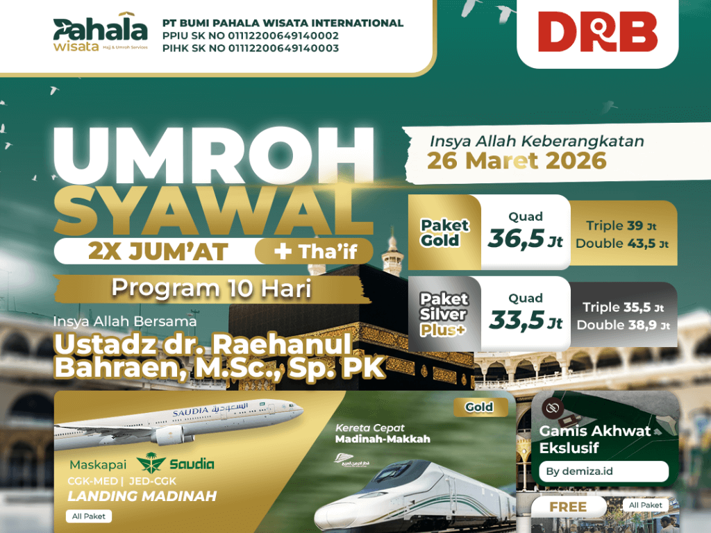 Umroh Syawal 2x Jumat PW