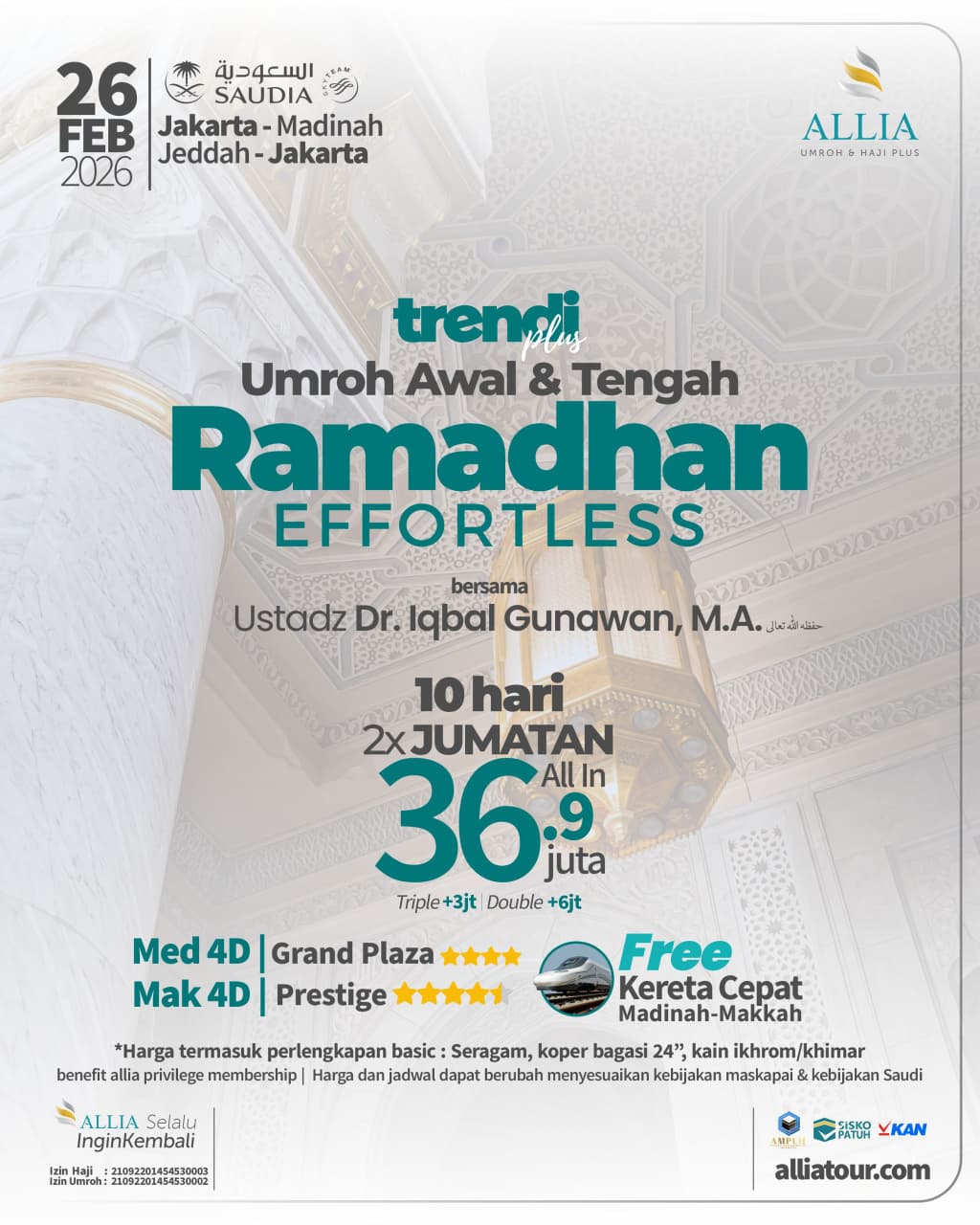 Umroh Tengah Ramadhan Allia
