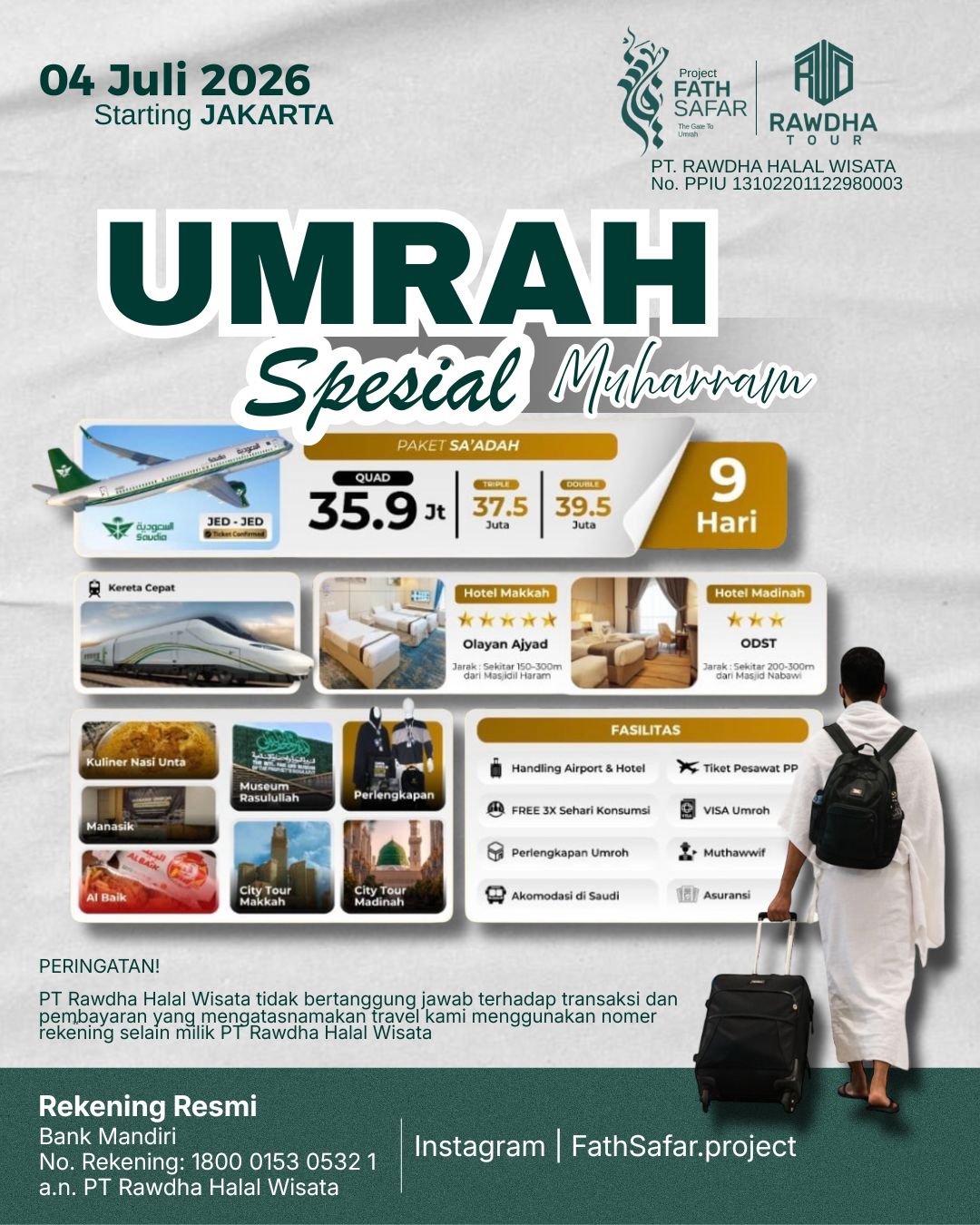 Liburan Muharram Awal Juli